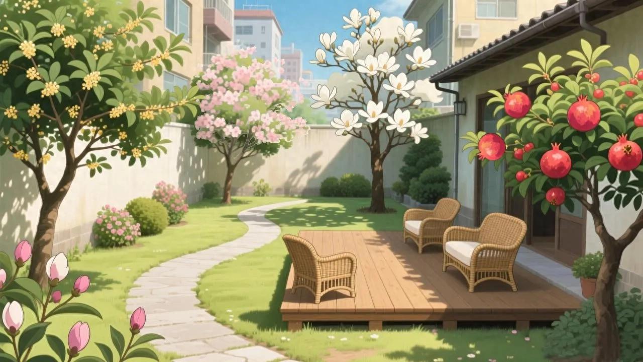 金玉满堂种什么树？金桂、玉兰、石榴、海棠，4种吉祥树打造富贵庭院