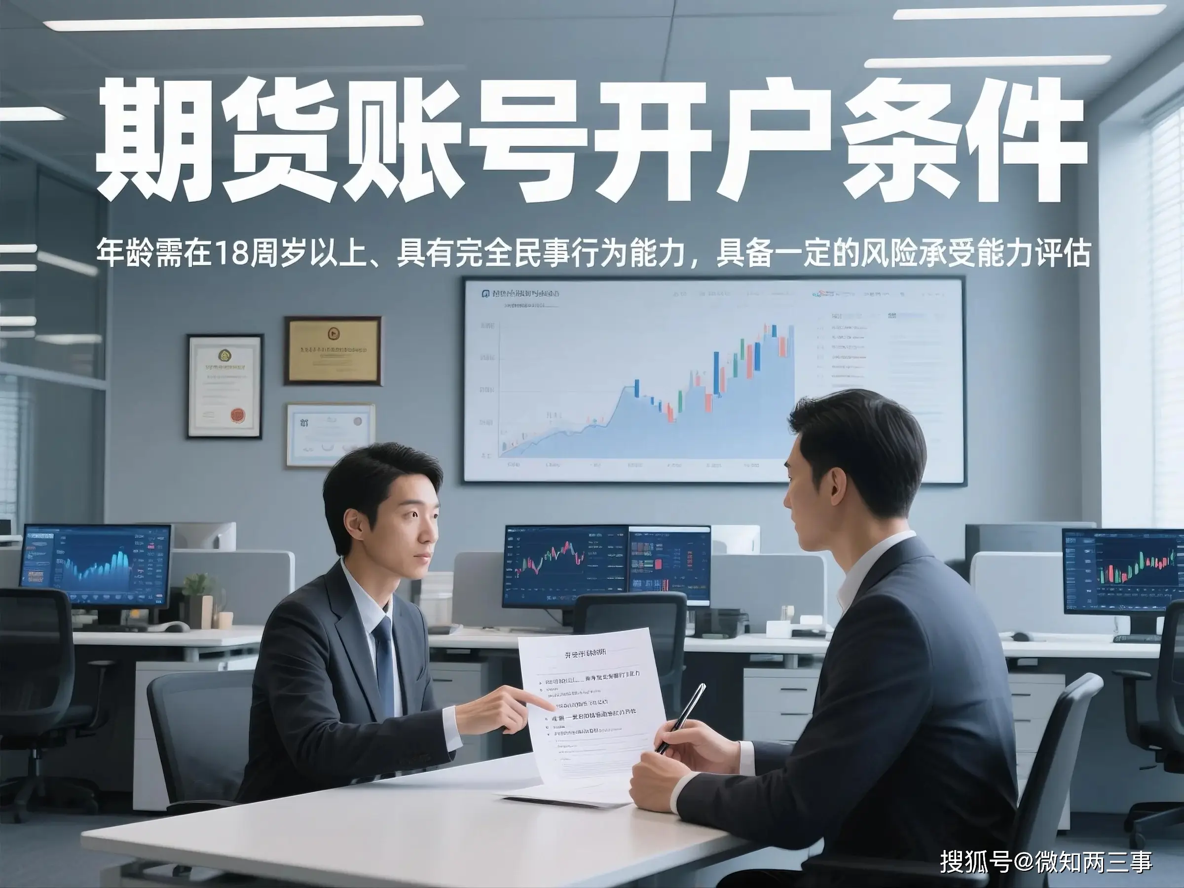 期货开户条件有哪些？年龄、资金、知识经验一个都不能少