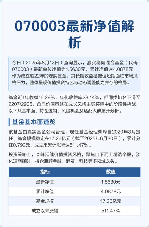 070003_嘉实添利1号产品信息披露缺失_净值型基金净值暴跌10%